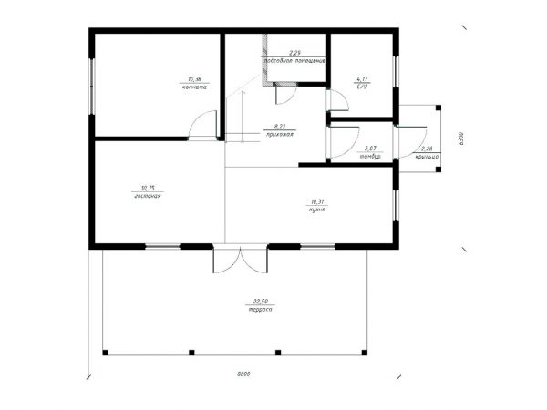 СИП-проект дома площадью 123 квадратных метра